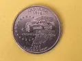 САЩ 25 цента 2002 (Р), Indiana., снимка 1