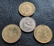 Стара монета 50 пфенига 1969 г. и 10 пфенига 1950 , 1979 и 1980 г.- Германия - топ цена !, снимка 8