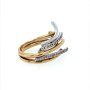 Златен дамски пръстен 6,93гр. размер:50 14кр. проба:585 модел:22168-6, снимка 3