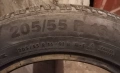 Продавам 2 броя зимни гуми 205.55.16 на 1 сезон дот 2021 Контентал , снимка 4