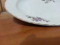 Стар български порцелан плато елипса поднос, снимка 5