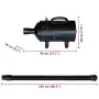 vidaXL Сешоар за кучета с 3 накрайника, черен, 2400 W, снимка 5