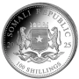 Сребро 1 oz Слон 2025 - Сомалия, снимка 2