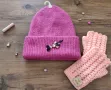 Handmade комплект шапка и ръкавици нови с етикет, снимка 3