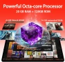 Android 14 таблет 10.1 инча, 20GB RAM 128GB ROM 1TB разширяема памет, осемядрен процесор, снимка 3