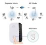 Портативен USB Безжичен Усилвател на Сигнала Wi-Fi Repeater 300 Mbps Включващ се в Обикновен Контакт, снимка 7