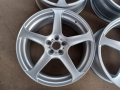 4 бр. чисто нови алуминиеви джанти AEZ 18 цола 5x100, централен отвор 54.1 , ET42, 7J, снимка 4