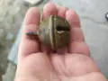 Старо бронзово звънче/хлопка, снимка 1