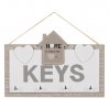 Дървена Дъска за ключове,20x14 см, 4 ключа