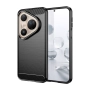 Huawei Pura 80 Ultra Case WANLONFENG LS Series [Протектор в Комплекта] | TPU Калъф с Въглеродно Влак, снимка 1