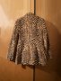 Ново дамско есенно сако 36 размер тигрово бежово с черно, снимка 2