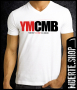 Тениска с щампа YMCMB RED N BLACK