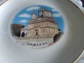 Чиния за стена Румъния в подаръчна кутия-Arpo Curtea de Arges fine porcelain 20см фи, снимка 2