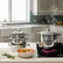 Комплект тенджери Cheffinger 10 части – Винаги вкусна храна без загорели съдове и излишно миене, снимка 1
