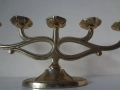 Месингов свещник за 5 бр. свещи от Италия, снимка 9
