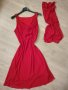 Дамска официална рокля в червен цвят, снимка 7