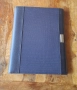 папка за документи класьор с 4 ринга син с цип кожа с полиестер Марксман Marksman А4 , снимка 2