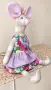 Мека текстилна играчка. Плъх+Роклята, снимка 5