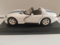 Метална количка Bburago 1992 DODGE VIPER RT/10 1/24, снимка 5