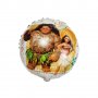 Смелата Ваяна Moana и Мауи кръгъл фолио фолиев двустранен балон хелий или въздух парти рожден ден, снимка 2
