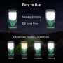 LED акумулаторен фенер за къмпинг, 2 бр /1000 LM, 4 светлинни режима, 4400 mAh Power Bank,, снимка 2