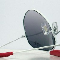 Слънчеви очила Ray-Ban AVIATOR CRAFT RB3422Q- white/red, снимка 7 - Слънчеви и диоптрични очила - 41024795