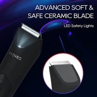 Нов Акумулаторен тример машинка за подстригване на коса брада за мъже/Led осветление, снимка 2 - Друга електроника - 41404350