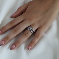 Двоен пръстен Vivienne Westwood , снимка 2 - Пръстени - 41330389
