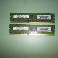 14.Ram DDR3 1066 MHz,PC3-8500E,2Gb,hynix.ECC рам за сървър-Unbuffered.Кит 2 Броя, снимка 1 - RAM памет - 41887745