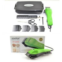 Машинка за подстригване на домашни любимци Zoofari Pet Clipper, 4 приставки, Зелен, снимка 5 - За кучета - 34685326