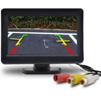 5" TFT LCD цветен монитор, с камера за задно виждане, снимка 2 - Аксесоари и консумативи - 41117477