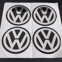 Стикери Силиконови За Джанти 70мм / за Volkswagen VW Волксваген декоративни за тапи централен отвор, снимка 1 - Аксесоари и консумативи - 40736202