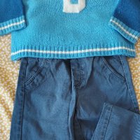 Панталон и пуловер Benetton за момче , снимка 1 - Детски комплекти - 33920325