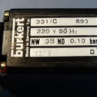 Магнет-вентил Burkert 331/C 890, снимка 6 - Резервни части за машини - 34547722