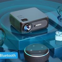 WIMUS 4K проектор 5G WiFi Bluetooth Full HD, снимка 2 - Плейъри, домашно кино, прожектори - 41730379