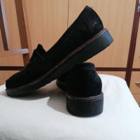 Дамски черни обувки леки подшити платформа, снимка 3 - Дамски ежедневни обувки - 40681693