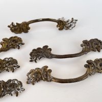 Стари бронзови дръжки за скрин / мебел. №2040, снимка 3 - Антикварни и старинни предмети - 36026610