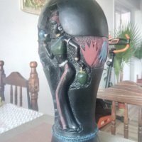 Предлагам за продажба.Декоративна,стара и изключително красива,африканска ваза ., снимка 2 - Антикварни и старинни предмети - 41338985