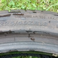 2бр. летни гуми 225/40R18 Syron DOT 1419. 6мм дълбочина на шарката. Цената е за комплекта. Внос от Г, снимка 2 - Гуми и джанти - 41040464