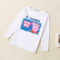 Детски памучни блузи с дълъг ръкав и печат по избор, снимка 7 - Детски Блузи и туники - 35679762