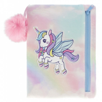 Плюшен дневник Unicorn, With pencil case, A5, Starpak Код: 526047, снимка 1 - Ученически пособия, канцеларски материали - 44758901