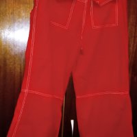 Дамски нов спортен панталон от 100% памук за горещини! Модел 7/8 с джобове Л,ХЛ☀️❤️, снимка 2 - Панталони - 41618942