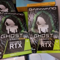 Чисто нова Gainward GeForce RTX 3060 Ti 8GB Ghost OC, снимка 1 - Видеокарти - 34706666