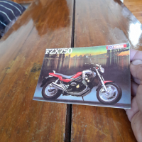 Стара картичка Yamaha FZX 750, снимка 3 - Колекции - 36298479
