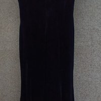 Черна официална кадифена рокля., снимка 3 - Рокли - 39479580
