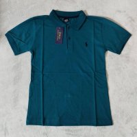 Ralph Lauren Polo мъжка фланелка тениска блуза с яка кежуал 100% памук , снимка 1 - Тениски - 40353260