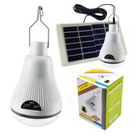 LED Къмпинг лампа за окачване със соларен панел GR-020, снимка 1 - Друга електроника - 40387758