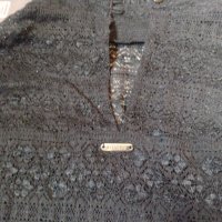 Черна дантелена блуза Guess, снимка 4 - Корсети, бюстиета, топове - 42137045