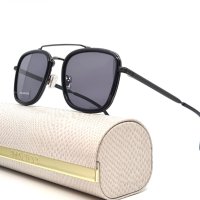 Оригинални мъжки слънчеви очила Jimmy Choo Aviator -50%, снимка 1 - Слънчеви и диоптрични очила - 41932493