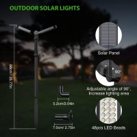 Соларни лампи комплект от 2 бр. Lafhome Solar Lights, снимка 8 - Соларни лампи - 41747207